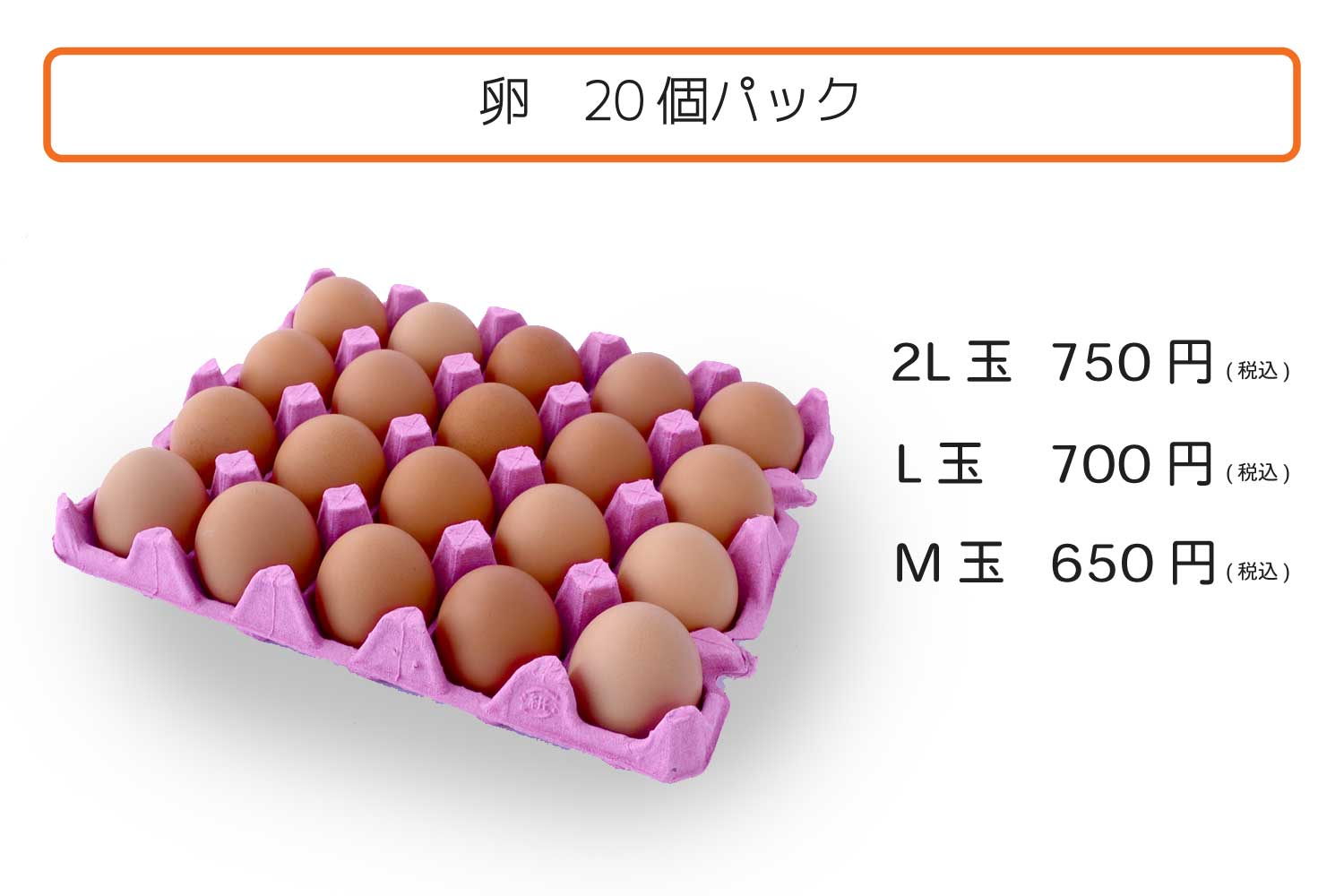 卵20個パック